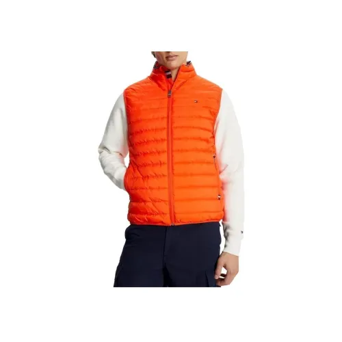 Tommy Hilfiger Переработанный Упаковочный Жилет Куртки ACID Жилет Мужской Оранжевый