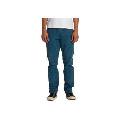 RVCA FW24 Повседневные брюки Мужские Утиный синий