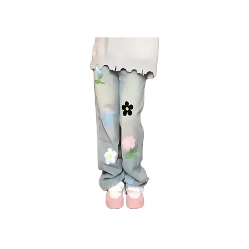 YEARNED Синие Женские Джинсы