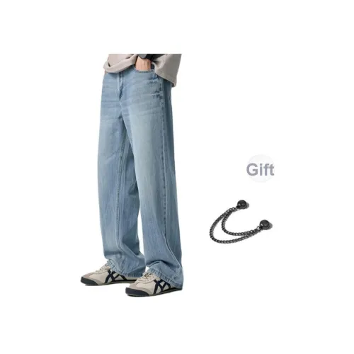 JHO Светло-синие унисекс джинсы