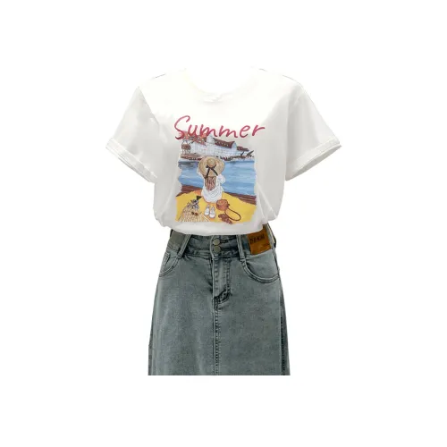 Cypress House T-Рубашка Женская Белая