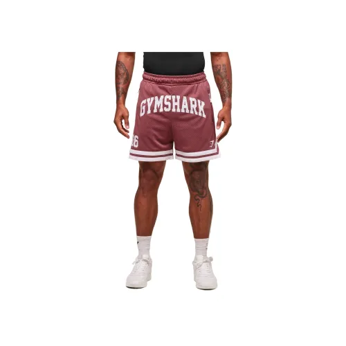 GYMSHARK Red Мужские спортивные шорты