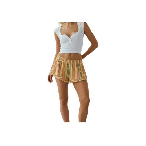 Urban Outfitter Multiple Полосы Женские Повседневные шорты
