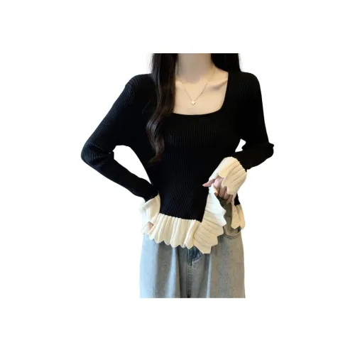 Черный женский трикотаж