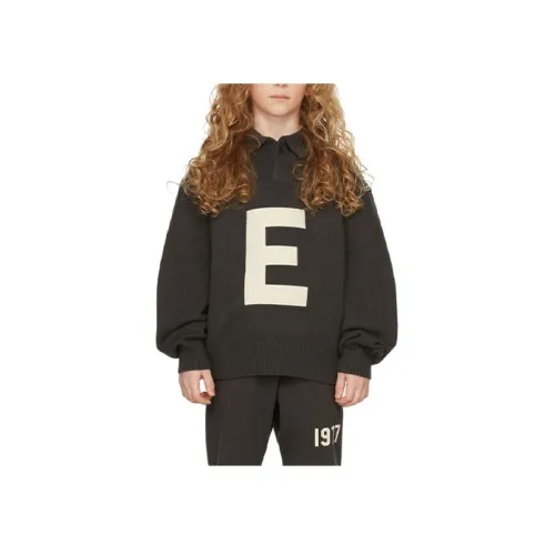 Fear Of God Essentials Детский топ Черный железный для малыша