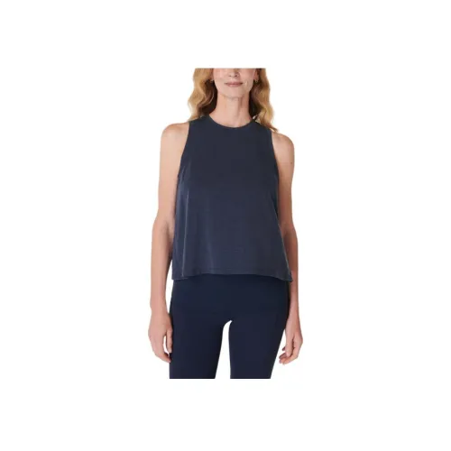 Sweaty Betty Морской синий Женские спортивные майки без рукавов