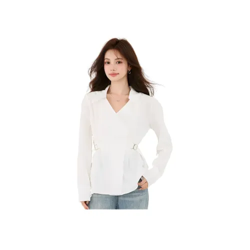 BVODE Белые Женские Рубашки