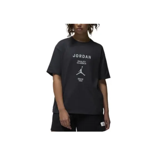 Jordan Черные Женские T-рубашки