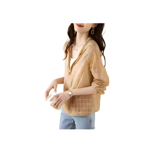 Mo Han Yi Mei Одежда с защитой от солнца Женская Земляной Желтый