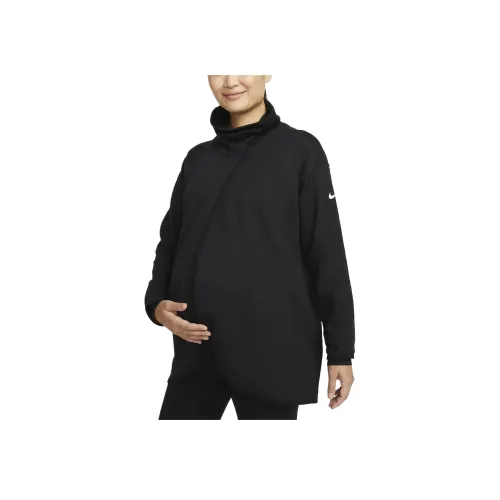 nike Т-рубашка с рукавом женская черная