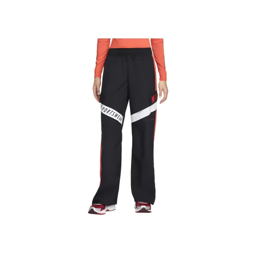 Nike Sportswear Вязаные спортивные брюки женские черные