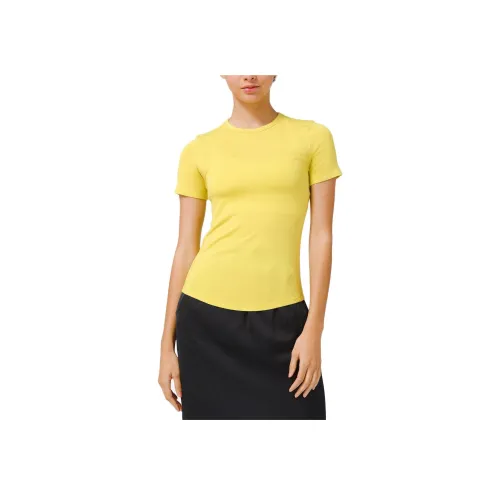 lululemon Hold Tight T-Shirt Женская Желтая Змеиная С принтом