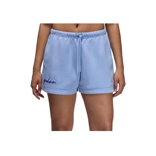 Jordan Brooklyn Fleece Синий Женские Спортивные шорты