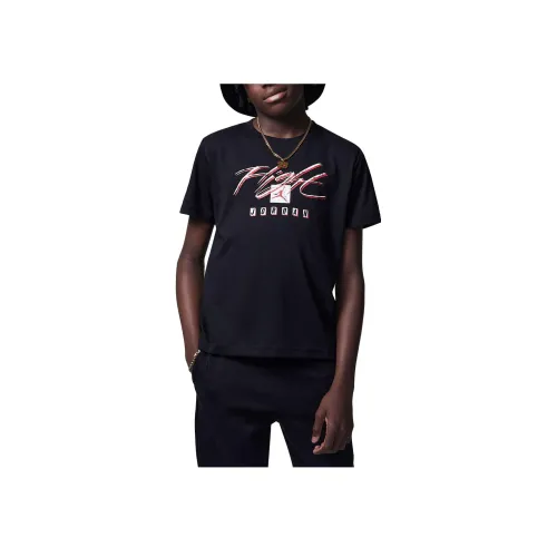 Jordan Flight Essential Черный Kids T-рубашки
