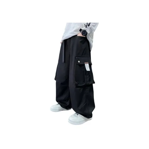 CAMKIDS Мальчики Весна-осень Детский Прохладный Уличный Танец Свободный крой Прямой крой Брюки для мальчика