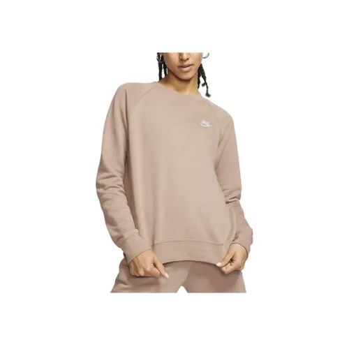 NIKE Sportswear Essentials series Хаки Женские Свитшоты