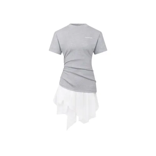 ANN ANDELMAN Короткое платье с короткими рукавами женское