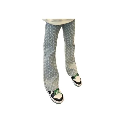 MORii Светло-синие Унисекс Джинсы