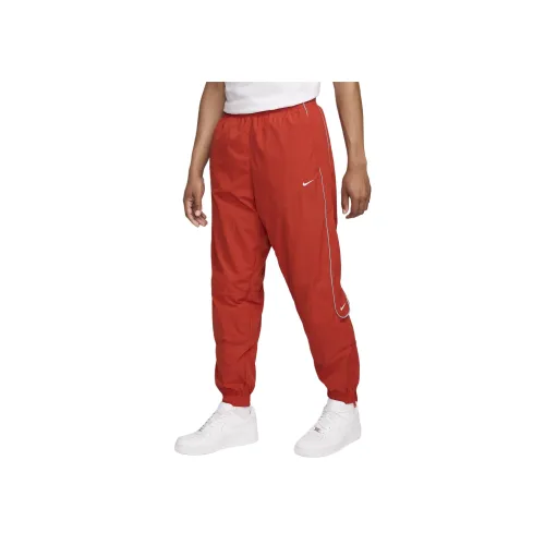 nike Solo Swoosh Track Pants Повседневные брюки Мужской Дракон красный
