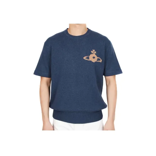 Vivienne Westwood Blue Men's Sweaters  
Вивьен Вествуд Синий Мужские Свитера