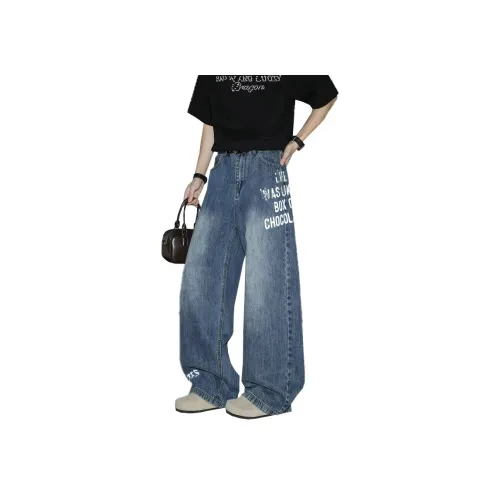 M JEANS STUDIOS 7 Синие Унисекс Джинсы