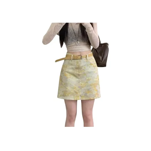 RAMPAGE Джинсовые короткие юбки Женские