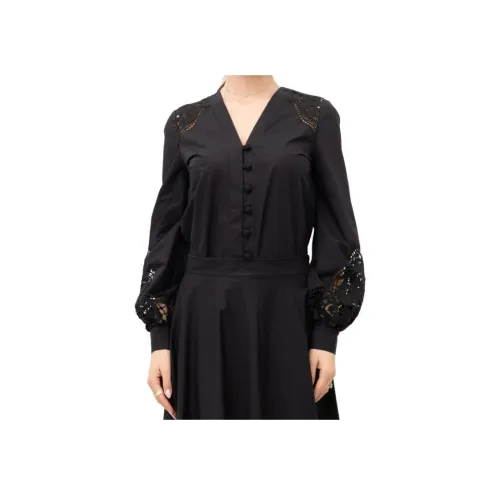 TWINSET Milano Рубашка Женская Черная