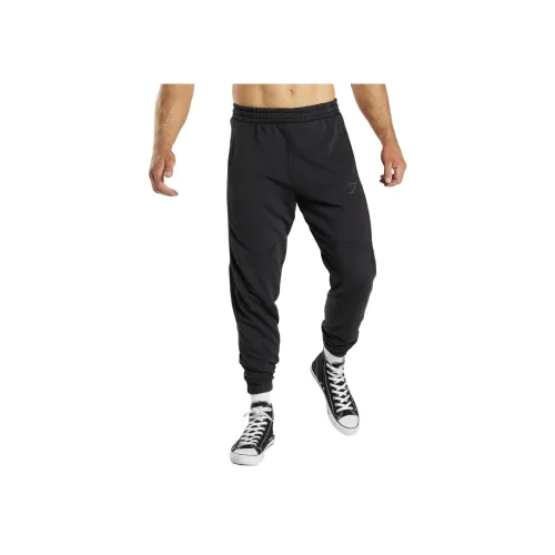 GYMSHARK Черные Мужские Вязаные Спортивные Штаны