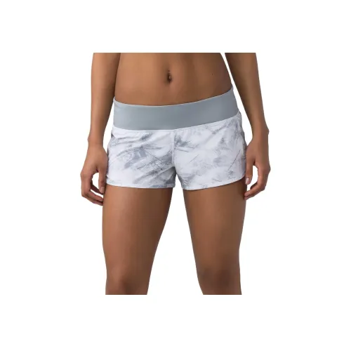 lululemon Speed Спортивные шорты Женские Серый Белый С принтом