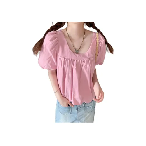 Juden Choi T-Shirt Женская Розовая