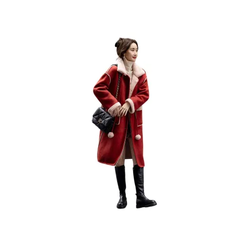 Dme Red Women's Coat Dme Красный Женский Пальто