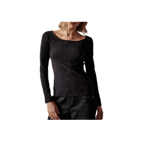 JAMES PERSE Черные Женские T-рубашки