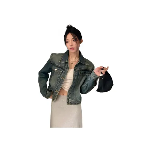 COHX Синий Женские Джинсовые Куртки