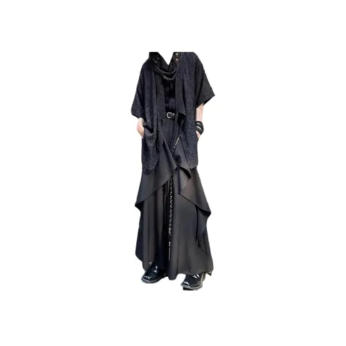 TUOFEI Черные Унисекс Повседневные Брюки