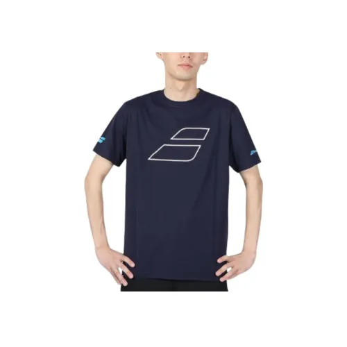 Babolat Морской Синий Мужская Футболка