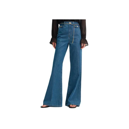 FABRIQUE Бирюзовый Женские Джинсы