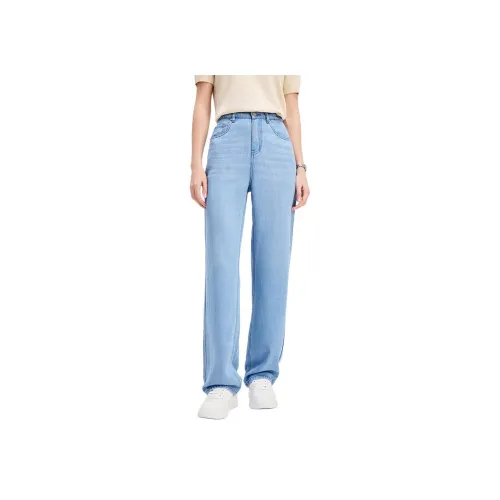 NAVIGARE Морозно-голубые Женские Джинсы