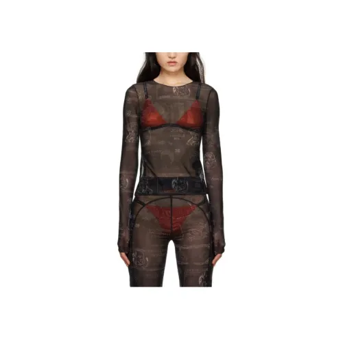 HERON PRESTON Черные Женские Рубашки T