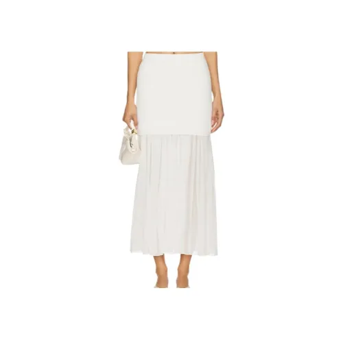 A.L.C. Повседневный длинный юбка Женская Белая