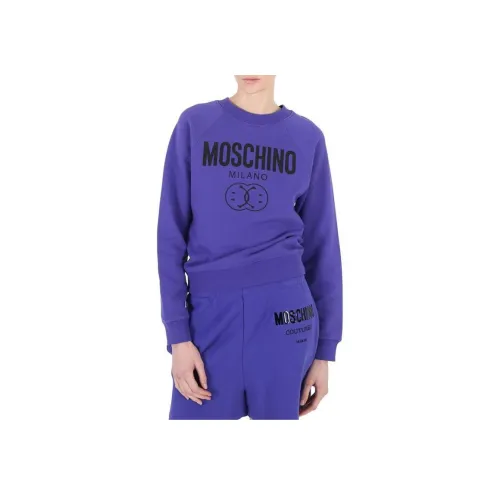 MOSCHINO Фиолетовые Женские Свитшоты