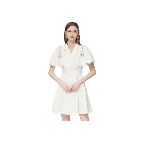 AIVEI Короткое платье с короткими рукавами женское