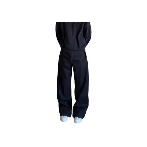 PANDA ADEVIL Черный Синий Унисекс Джинсы