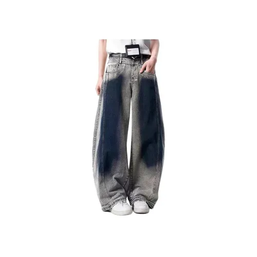 REBIRTHRABBIT Джинсовый синий Мужские Джинсы