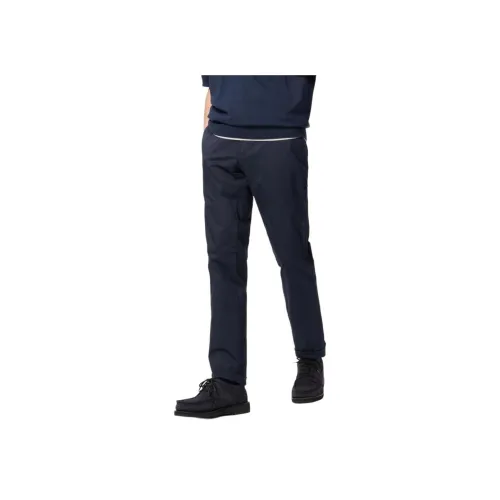 UNIQLO Темно-синие унисекс повседневные брюки