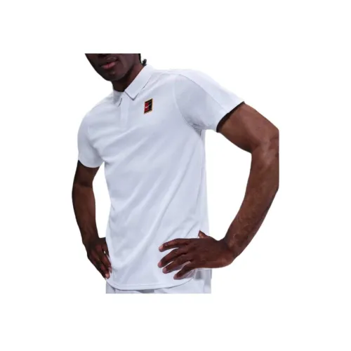 nike Court Slam Поло Мужское Белое