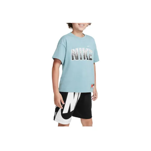 NIKE Бирюзовый Kids Т-рубашки