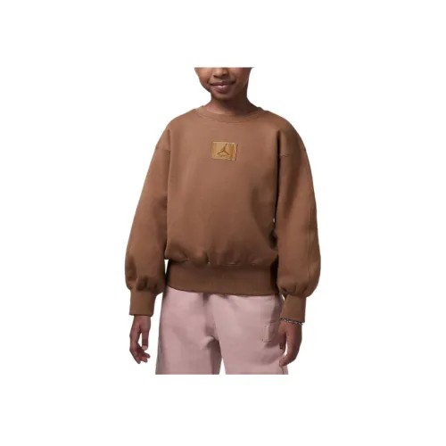 Джордан Свитшот Flight Essentials Ancient Коричневый для детей 3-7 лет