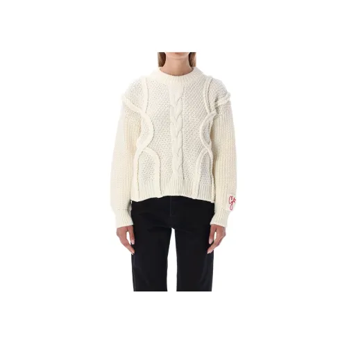 Golden Goose Экрю Женские Свитеры