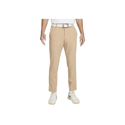 nike Тонкий GOLF Брюки Повседневные брюки Мужские Бежевые