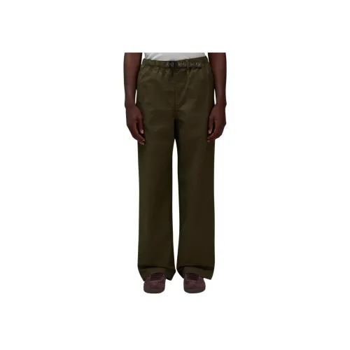 Brain Dead co-brand Оливково-зеленые Мужские Повседневные Штаны